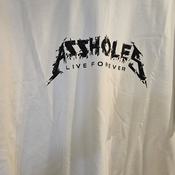 NWOT Assholes Live Forever Tee XXL - Picture 5 of 5